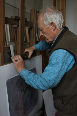 Harald de Bary in workshop