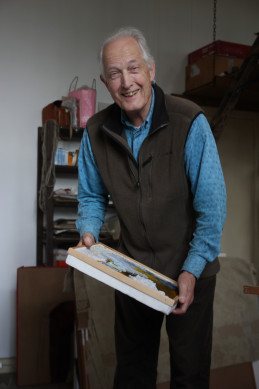 Harald de Bary in workshop