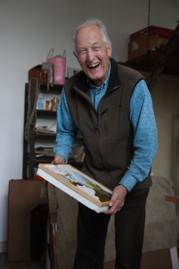 Harald de Bary in workshop