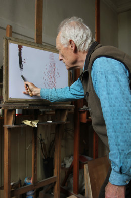 Harald de Bary in workshop