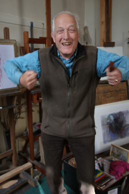 Harald de Bary in workshop