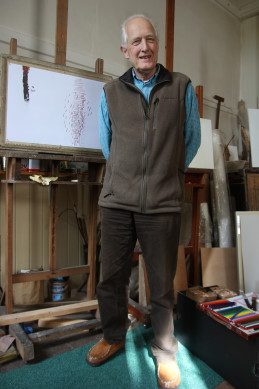 Harald de Bary in workshop